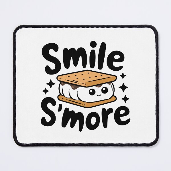 Item preview, Smile S'more! Cute Smore Marshmallow Pun designed and sold by PMCreative.
