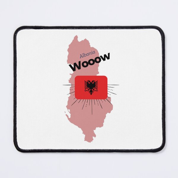 Item preview,   Albania Pride – National Flag & Map Design designed and sold by KA-Design-Art.