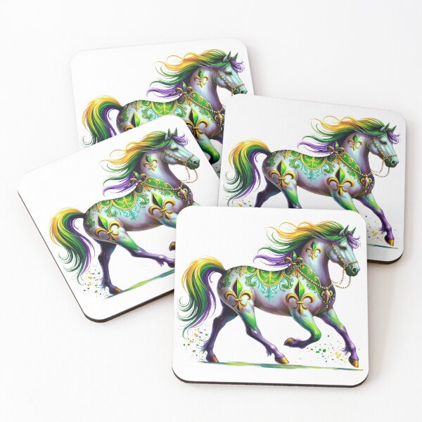 Item preview, Mardi Gras Parade Horse designed and sold by Eclectic Monkey.