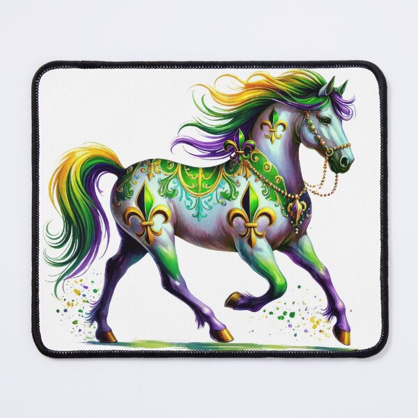 Item preview, Mardi Gras Parade Horse designed and sold by Eclectic Monkey.