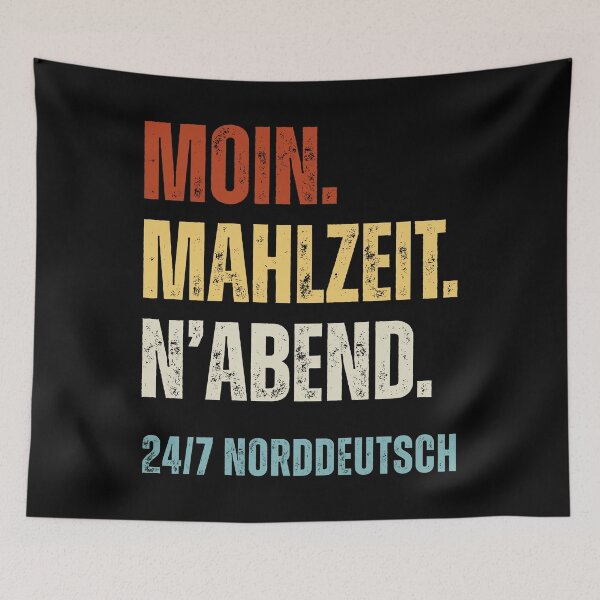 Item preview, Moin Mahlzeit N'Abend – Funny Saying North German Greeting designed and sold by Infinitee8hirts.
