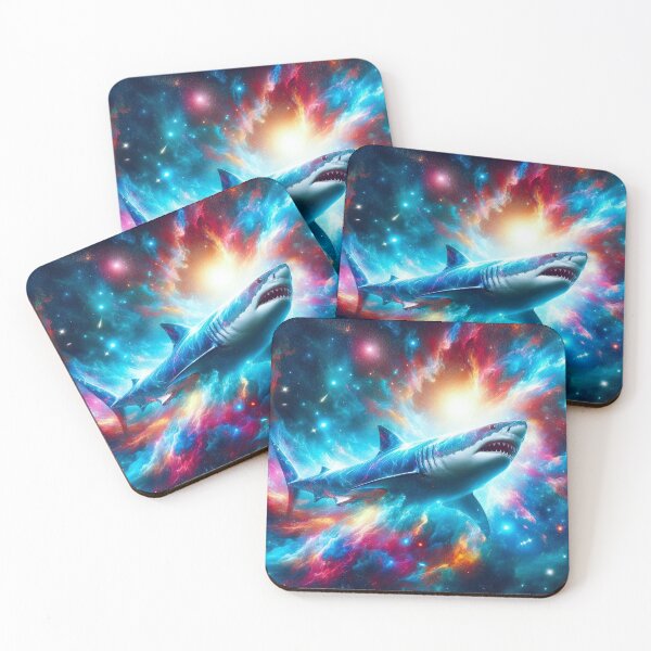 Item preview, Shark Emerging from the Galaxy designed and sold by Dogandesighn.