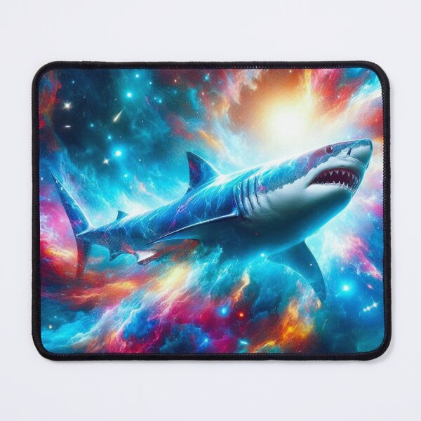 Item preview, Shark Emerging from the Galaxy designed and sold by Dogandesighn.