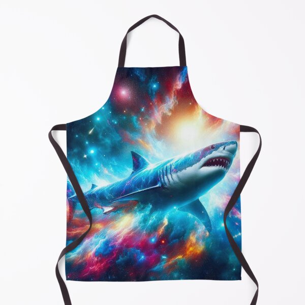 Item preview, Shark Emerging from the Galaxy designed and sold by Dogandesighn.