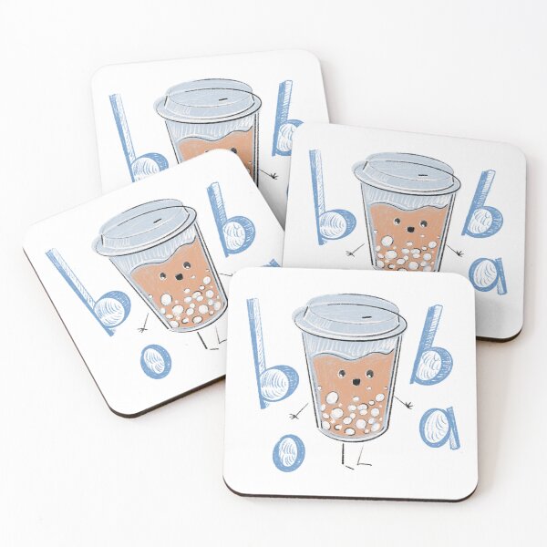 Item preview, Té con leche Boba en una taza para llevar, diseño de personaje gracioso y lindo designed and sold by Halcja.