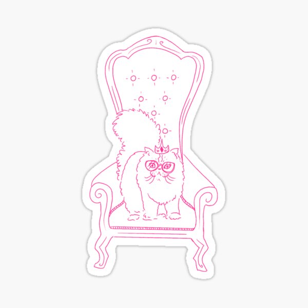 Item preview, Princess donut’s throne (pink) designed and sold by TheDoodlemancer.