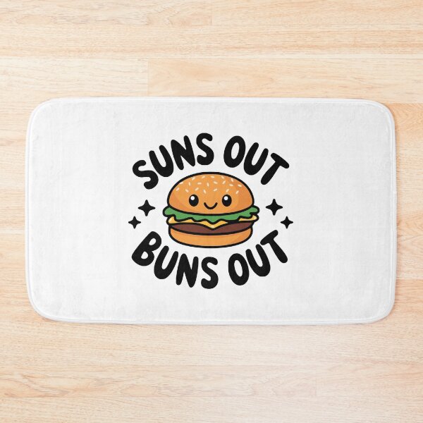Item preview, Suns Out Buns Out! Cute Burger Pun designed and sold by PMCreative.