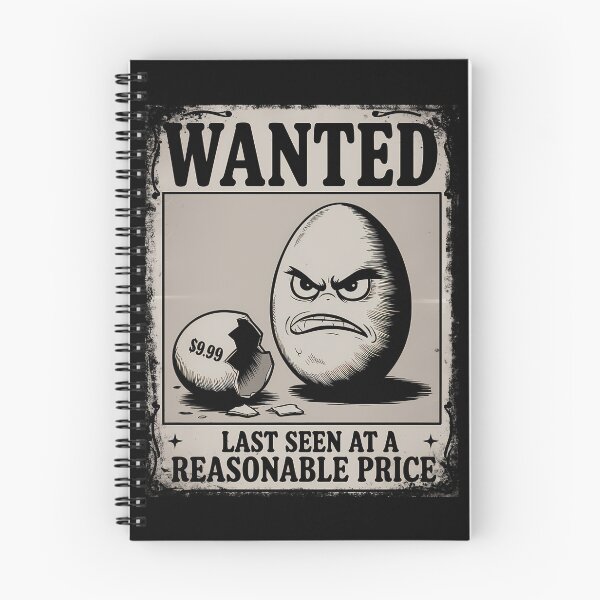Item preview, Wanted Egg Last Seen At A Reasonable Price Inflation Joke designed and sold by Designer-Girl.