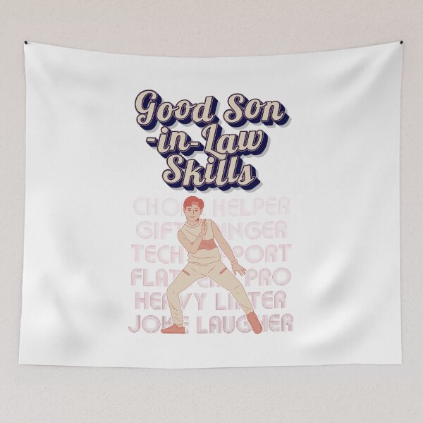 Item preview, Good Son-in-Law Skills The Perfect Support in Bold Colors designed and sold by SplashTastic.
