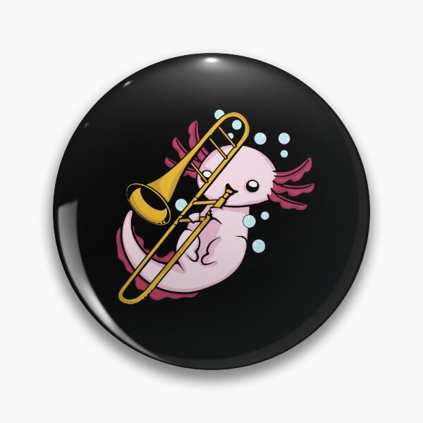 Item preview, Axolotl Playing Trombone Kids Marching Band Trombone designed and sold by DSWShirts.