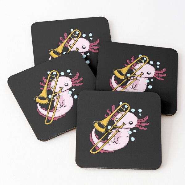 Item preview, Axolotl Playing Trombone Kids Marching Band Trombone designed and sold by DSWShirts.