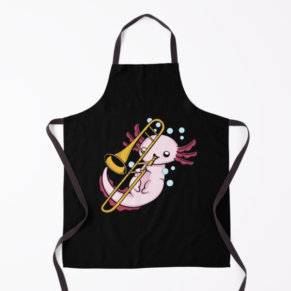 Item preview, Axolotl Playing Trombone Kids Marching Band Trombone designed and sold by DSWShirts.