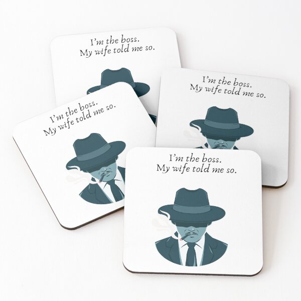 Item preview, I’m the boss. My wife told me so designed and sold by ComfyHomeAFS.