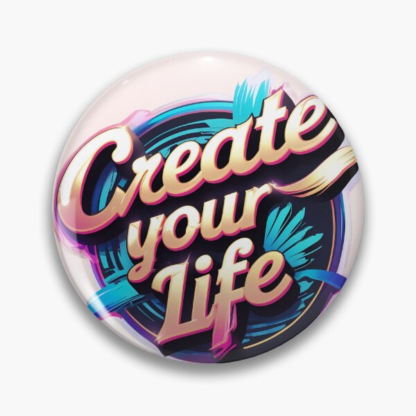 Item preview, Create Your Life – Motivational Aesthetic Typography Design designed and sold by DreamyDesigns17.