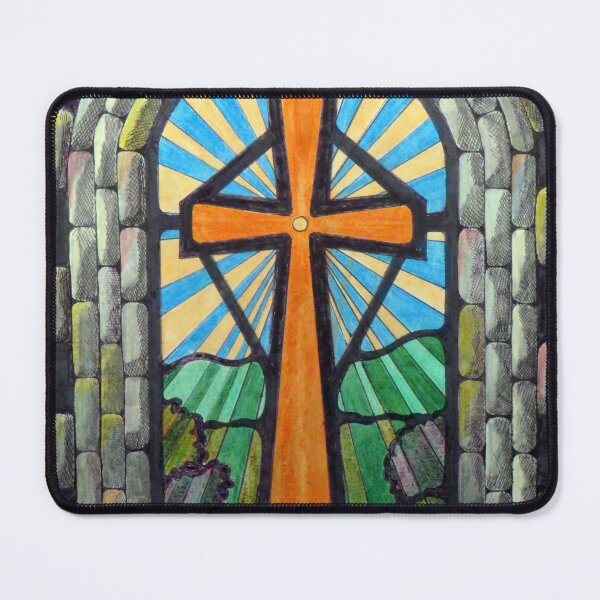 Item preview, 870 - DESIGN FOR A STAINED-GLASS WINDOW - 03 - DAVE EDWARDS - MICED MEDIA - 2024 designed and sold by BLYTHART.