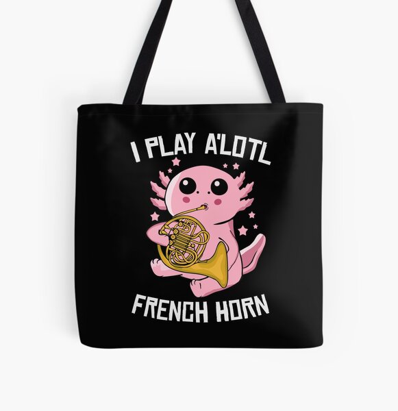 Item preview, Axolotl Waldhornspieler Kindermusikorchester designed and sold by DSWShirts.