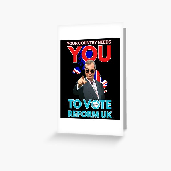 Item preview, Vote Reform - Nigel Farage Reform UK designed and sold by JesterKrewArt.