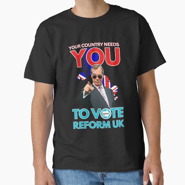 Item preview, Vote Reform - Nigel Farage Reform UK designed and sold by JesterKrewArt.