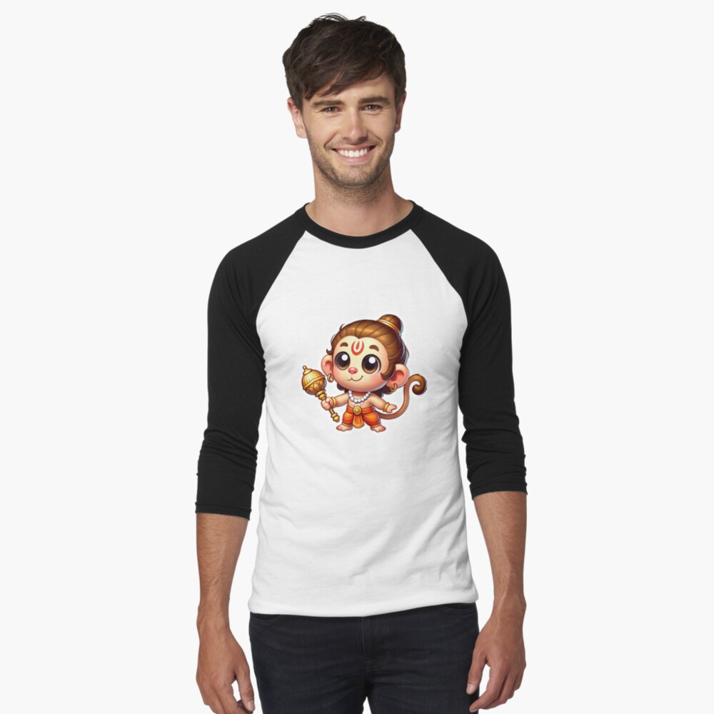 Artikel-Vorschau von Baseballshirt mit 3/4-Arm, designt und verkauft von Sangram5.