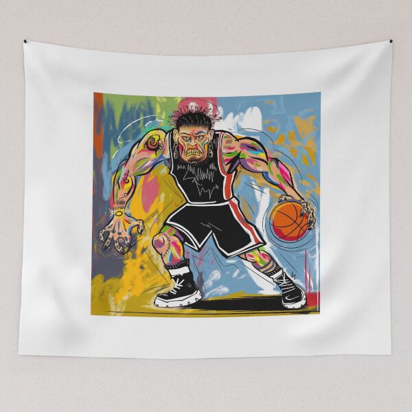 Item preview, Beast Unleashed, Basketball, monster, dunk, funnyfits70, Humor, Funny, retro, vintage designed and sold by FunnyFits70.