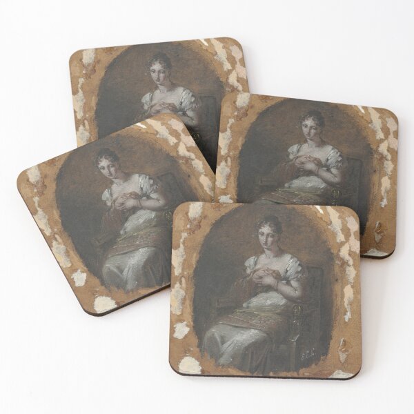Item preview, Young Woman Seated, last fourth 18th century or first fourth 19th century. Pierre-Paul Prud'hon (French, 1758–1823 designed and sold by Vintage Designs +.
