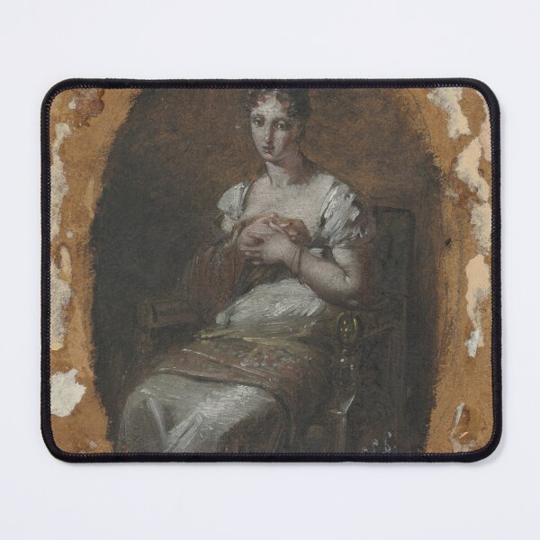 Item preview, Young Woman Seated, last fourth 18th century or first fourth 19th century. Pierre-Paul Prud'hon (French, 1758–1823 designed and sold by Vintage Designs +.