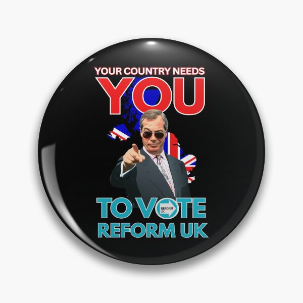 Artikelvorschau, Wahlreform - Nigel Farage Reform UK entworfen und verkauft von JesterKrewArt.