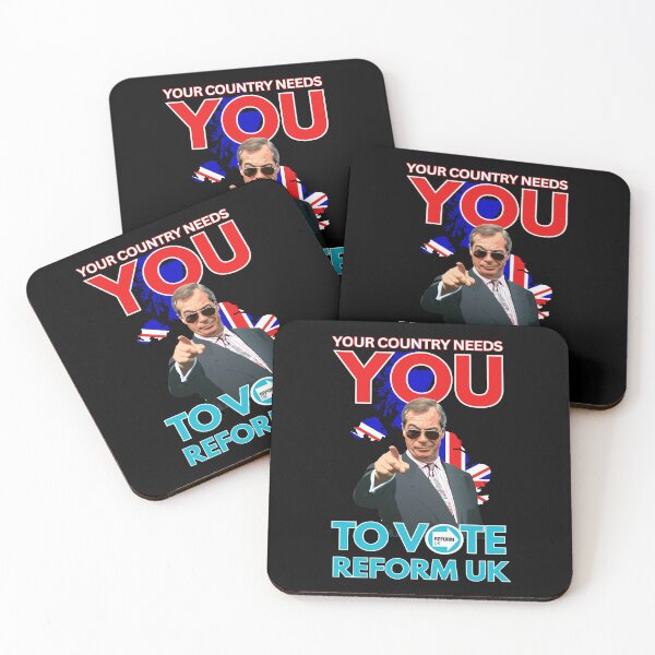 Item preview, Vote Reform - Nigel Farage Reform UK designed and sold by JesterKrewArt.