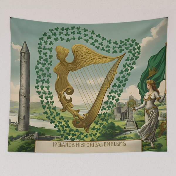 Artikelvorschau, Irlands historische Embleme entworfen und verkauft von OliDesigns.