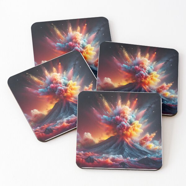Item preview, Eruption of Vibrant Blended Hues designed and sold by inkNext.