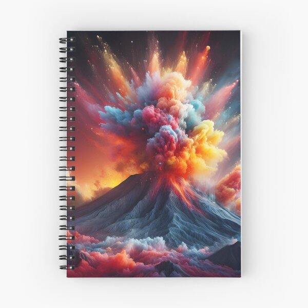 Item preview, Eruption of Vibrant Blended Hues designed and sold by inkNext.