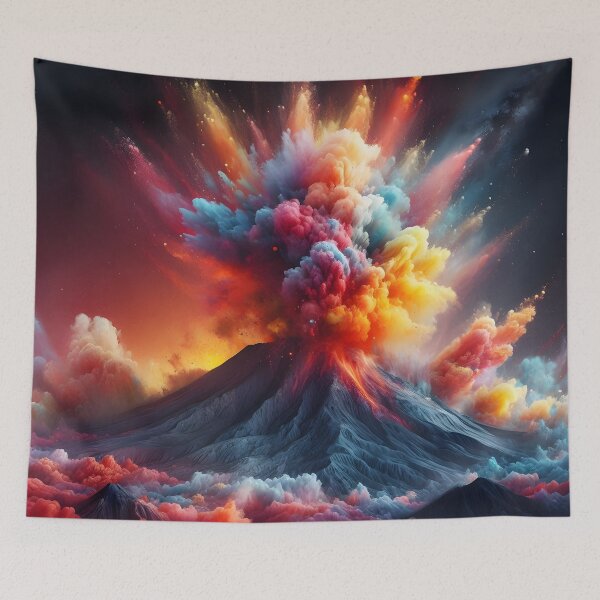 Item preview, Eruption of Vibrant Blended Hues designed and sold by inkNext.