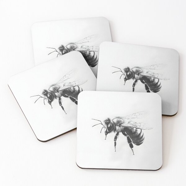 Item preview, Realistic Bee pencil drawing designed and sold by Pencil-Art.