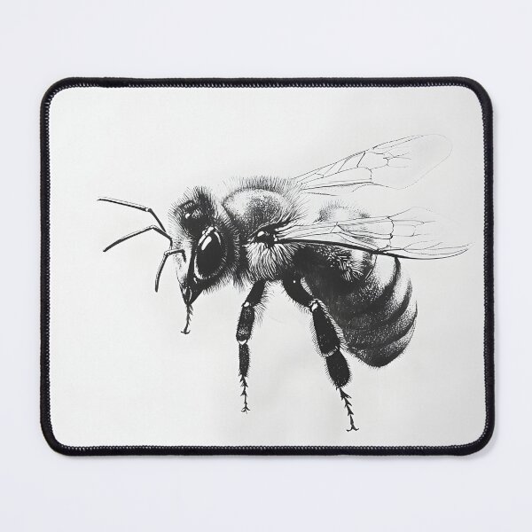 Item preview, Realistic Bee pencil drawing designed and sold by Pencil-Art.