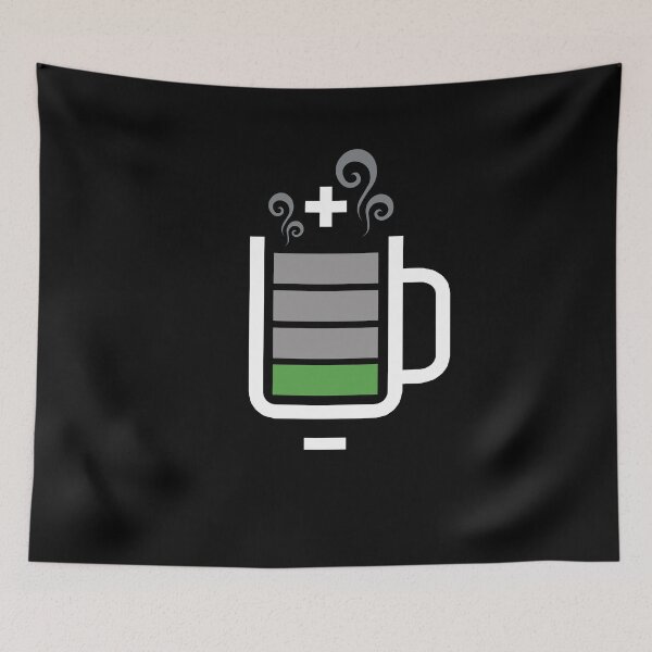 Item preview, Coffee Needs Refill Recharge Level designed and sold by SassyYetClassy.