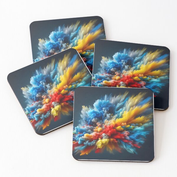 Item preview, Landslide of Blended Vibrant Colors designed and sold by inkNext.