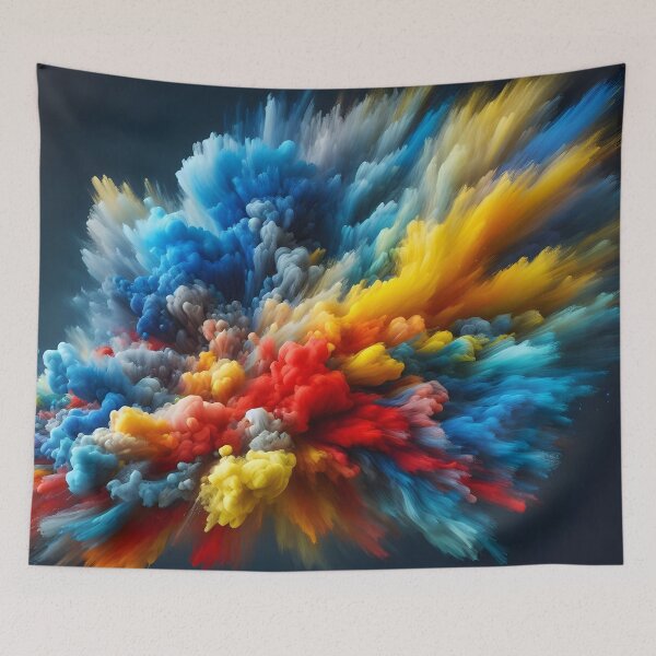Item preview, Landslide of Blended Vibrant Colors designed and sold by inkNext.
