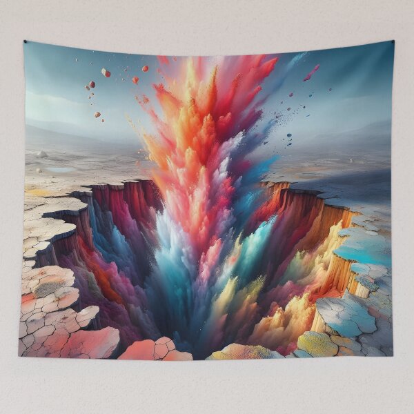 Item preview, Sinkhole Symphony of Vibrant Colors designed and sold by inkNext.
