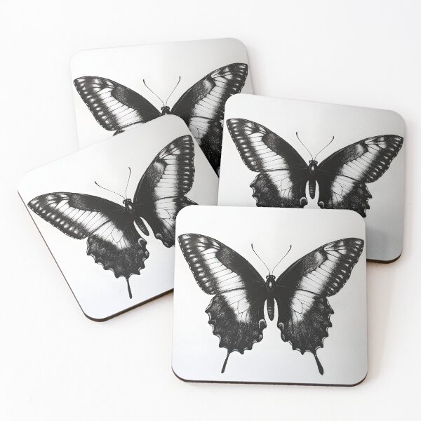 Item preview, Realistic monarch butterfly pencil drawing designed and sold by Pencil-Art.
