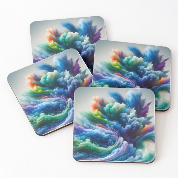 Item preview, Tsunami of Blended Vibrant Hues designed and sold by inkNext.
