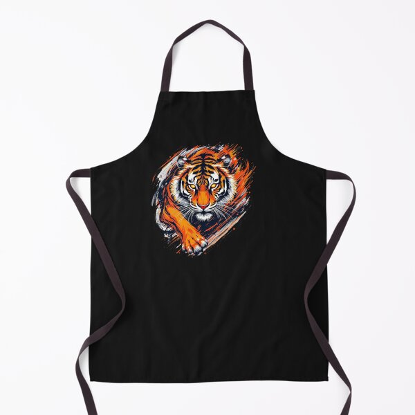 Item preview, Modern Trendy japanese tiger Head ,Fire of the Tiger designed and sold by SOUFIANE1991.