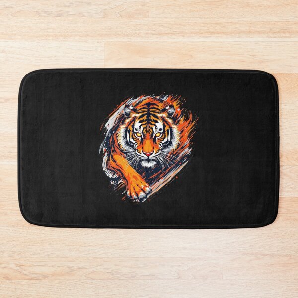 Item preview, Modern Trendy  japanese tiger Head  ,Fire of the Tiger designed and sold by SOUFIANE1991.