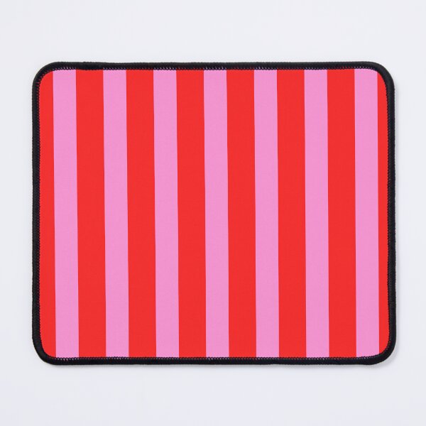 Item preview, Preppy Pink and Red Vertical Stripes Pattern designed and sold by kierkegaard.