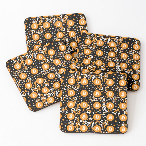 Item preview, BTC Orange Repeat Pattern Sparkles Dots and Ribbons designed and sold by KatelynMitalski.