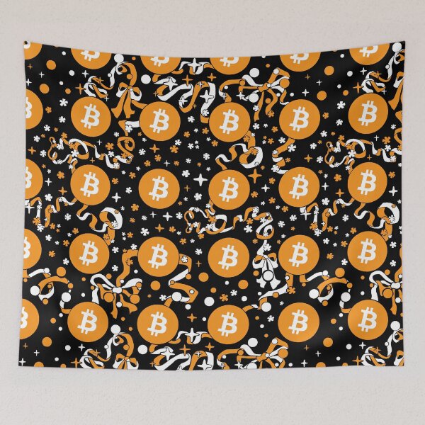 Item preview, BTC Orange Repeat Pattern Sparkles Dots and Ribbons designed and sold by KatelynMitalski.
