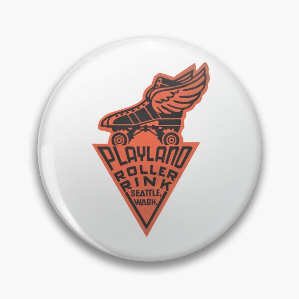 Item preview, Playland Roller Rink Seattle Washington Roller Skating Rink Sticker Decal Label designed and sold by tislord.