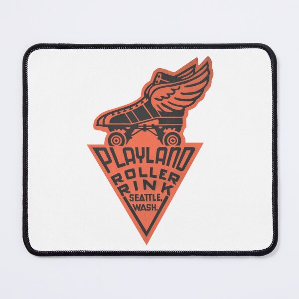 Item preview, Playland Roller Rink Seattle Washington Roller Skating Rink Sticker Decal Label designed and sold by tislord.