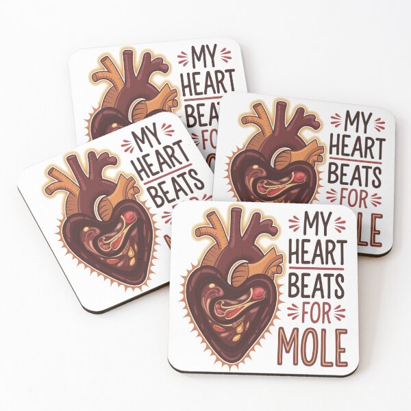Item preview, My Heart Beats for Mole – A Mexican Food Lover's Dream! designed and sold by Globalcitytees.