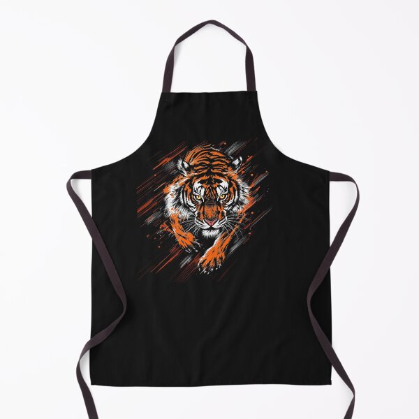 Item preview, Modern Trendy japanese tiger Head ,Fire of the Tiger designed and sold by SOUFIANE1991.