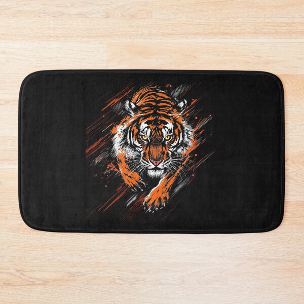 Item preview, Modern Trendy  japanese tiger Head ,Fire of the Tiger designed and sold by SOUFIANE1991.